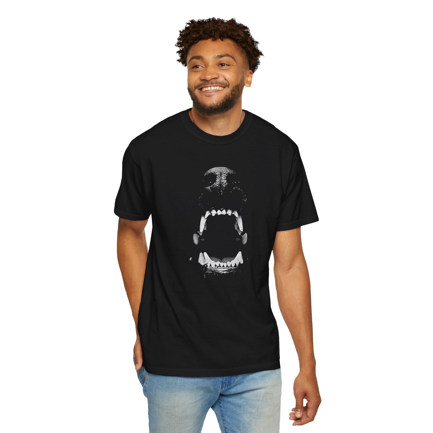 Vintage Dog Mouth T-shirt. Retro Doberman Tee - KILLER RETRO