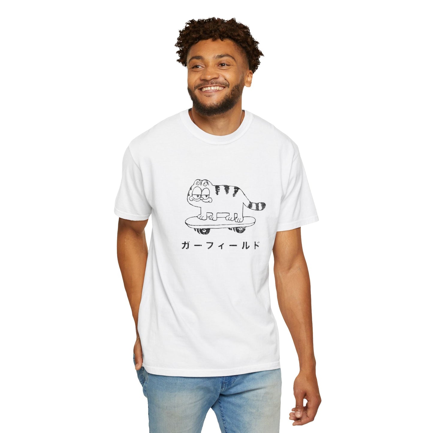 Vintage Garf Cat Japanese Retro Graphic Tee. - KILLER RETRO