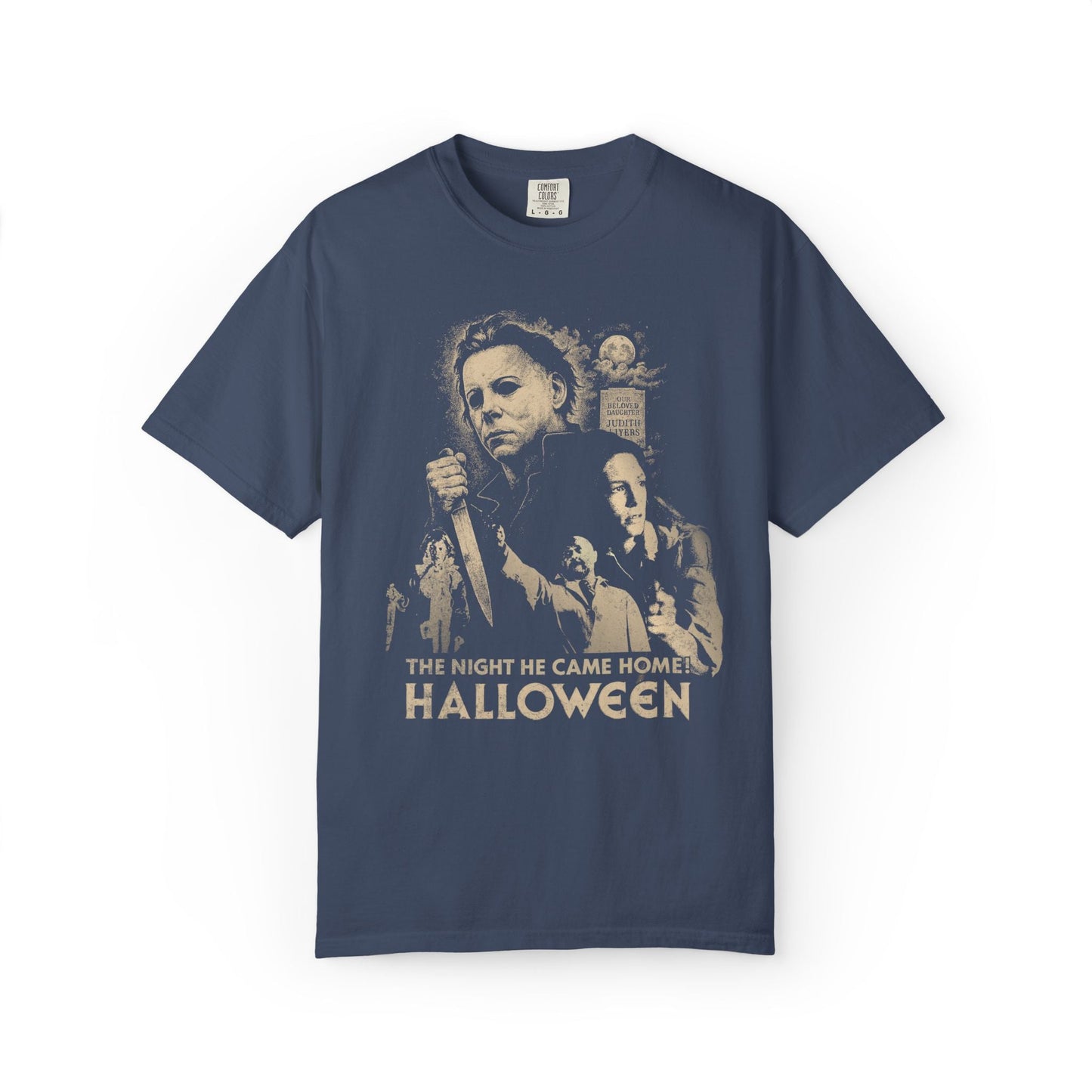 Vintage Halloween Michael Myers Horror Tee, Retr Graphic T-Shirt, Movie Night Shirt, Comfort Colors, Scary Movie Gift. - KILLER RETRO