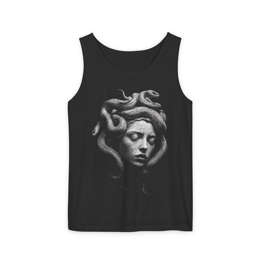 Vintage Medusa Washed Tank Top - KILLER RETRO