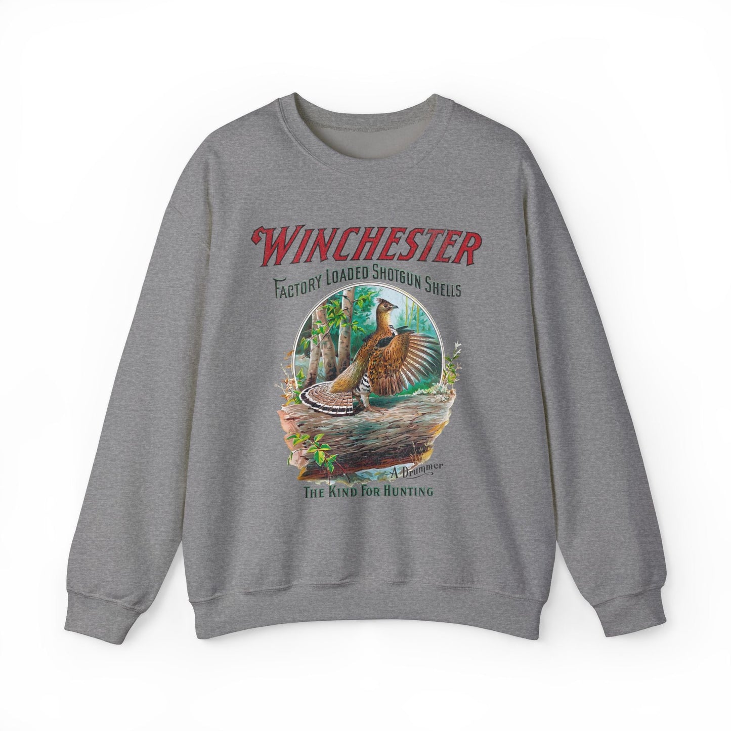 Vintage Rifle Shirt. 70's Winchester Hunting Shotgun Shell Ad Sweatshirt. - KILLER RETRO
