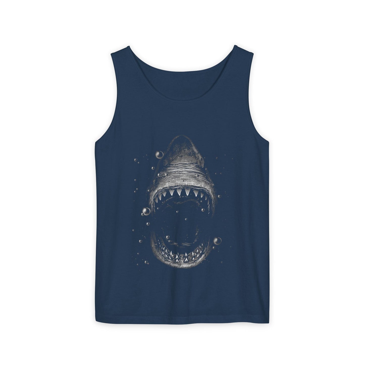 Vintage Shark Washed Tank Top - KILLER RETRO