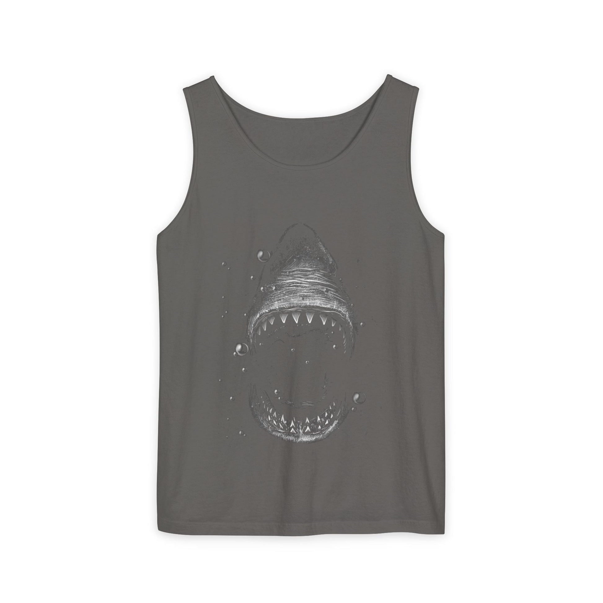 Vintage Shark Washed Tank Top - KILLER RETRO