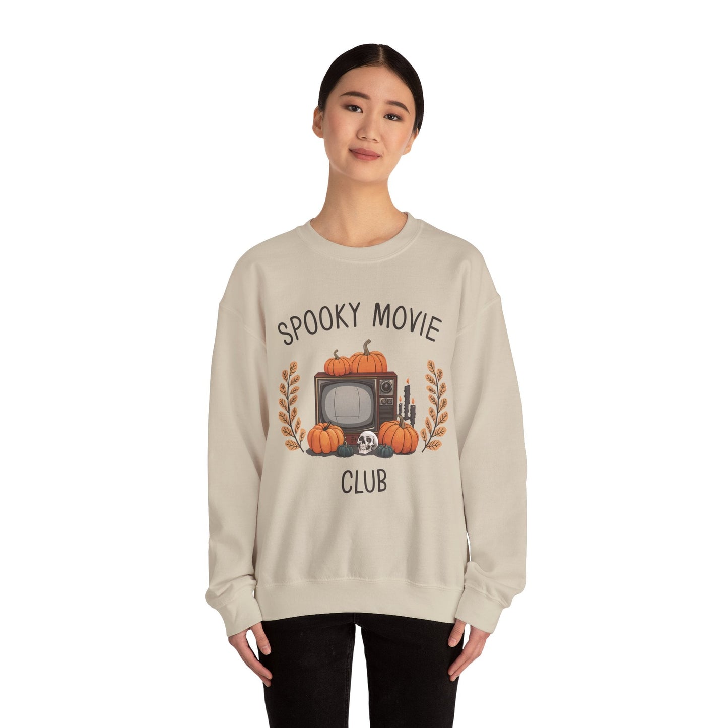 Vintage Spooky Movie Club Sweatshirt - KILLER RETRO