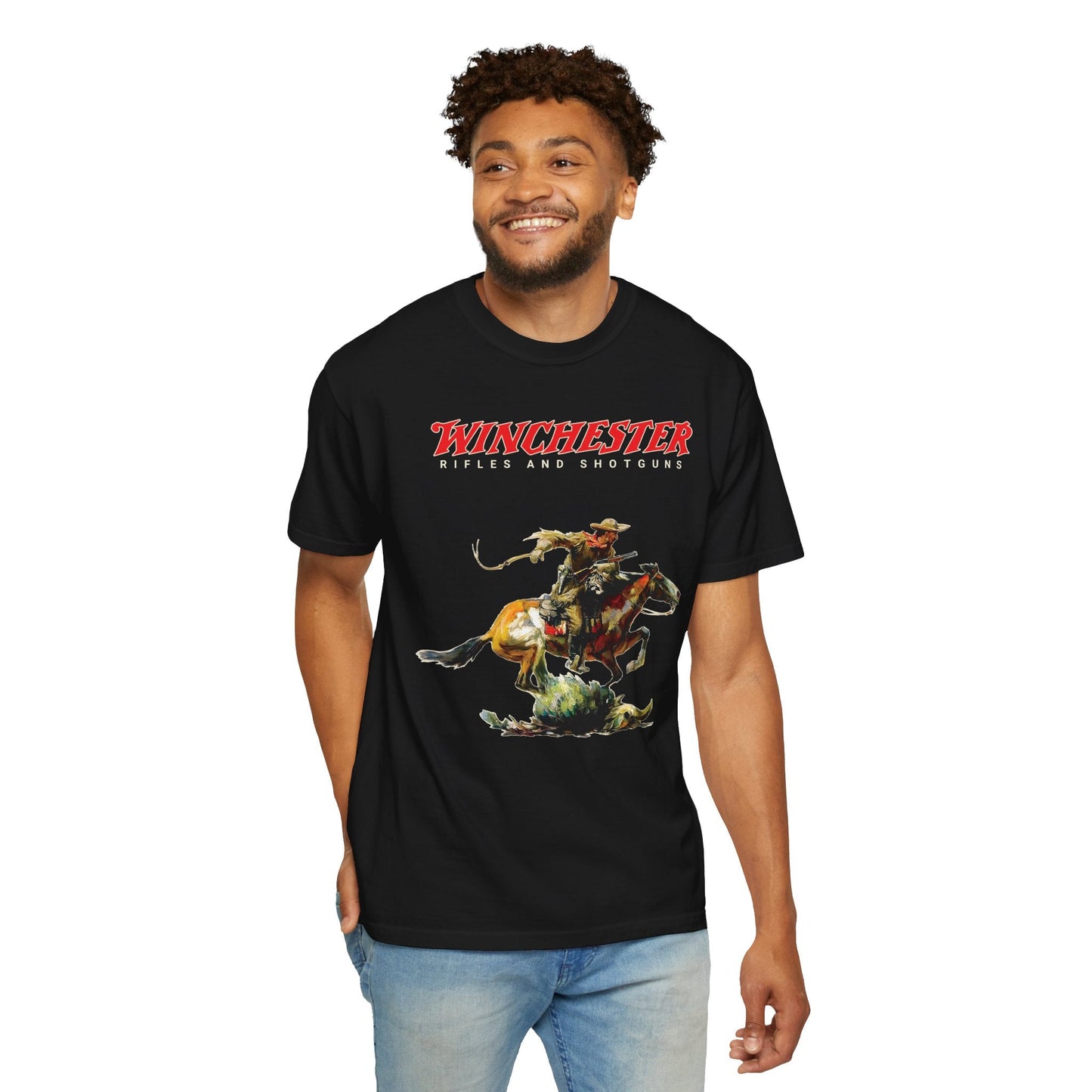 Vintage Winchester Riding Graphic T-Shirt - KILLER RETRO