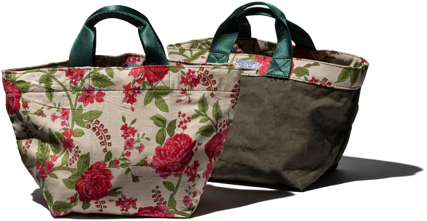 Puebco - Vintage Tent Fabric with Printed Pattern Bag
