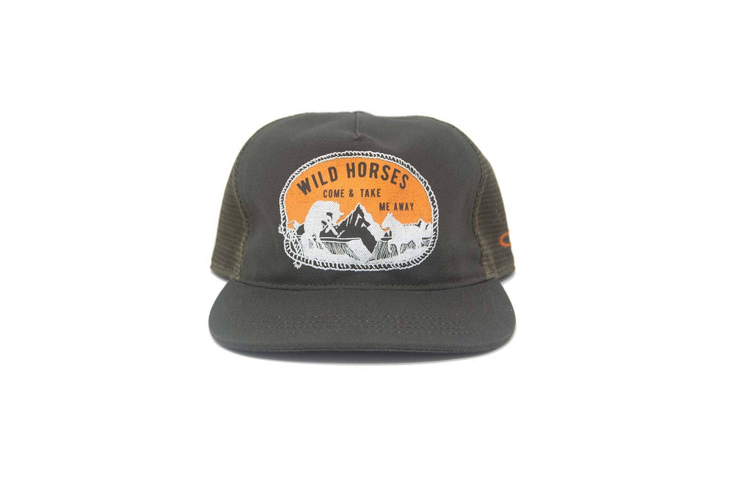 The Ampal Creative - Wild Horses Trucker - Olive