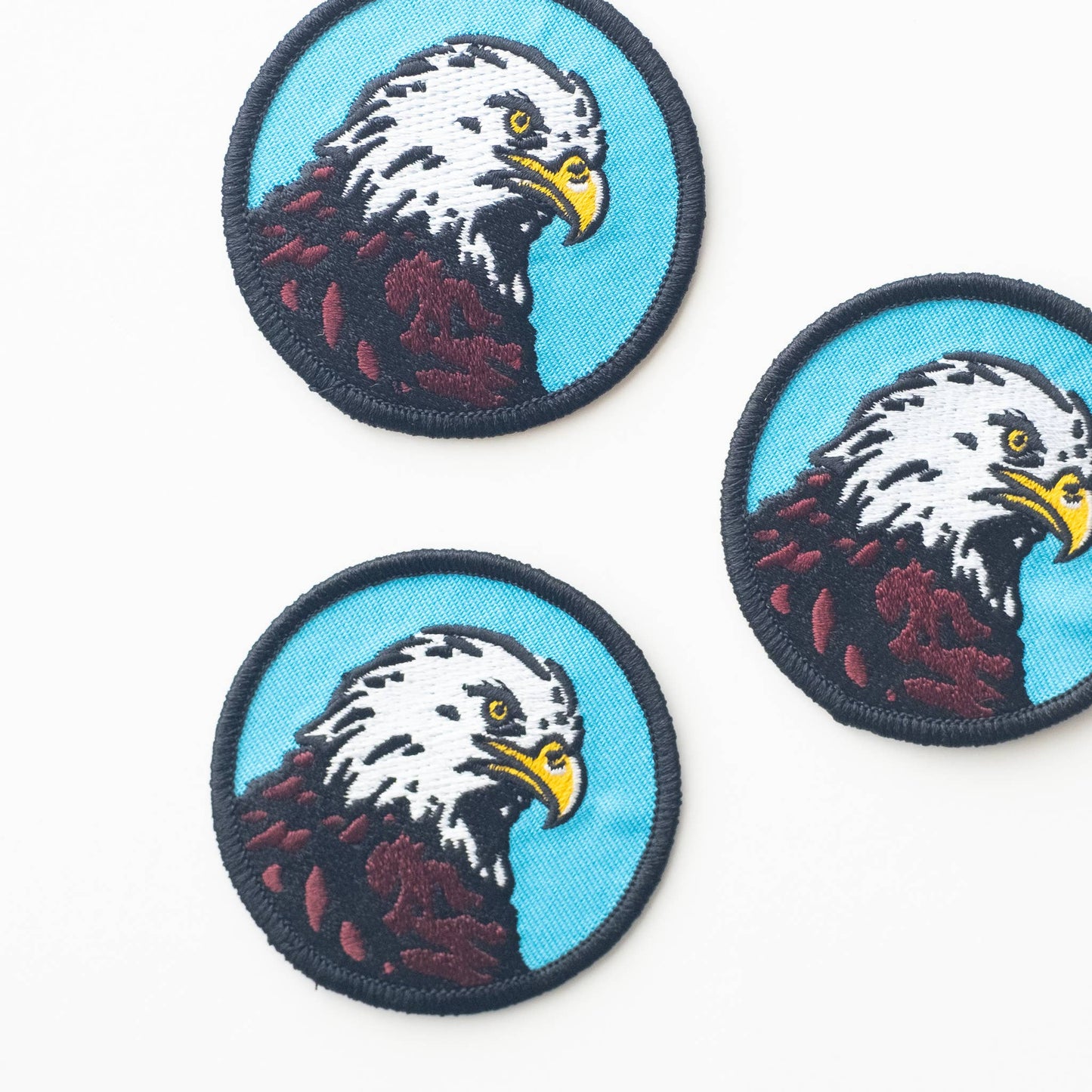 Union Made - Freedom Eagle Embroidered Iron on Patch