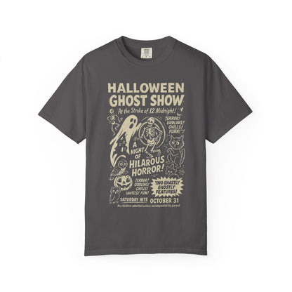 Halloween Ghost Show Unisex Vintage T-Shirt