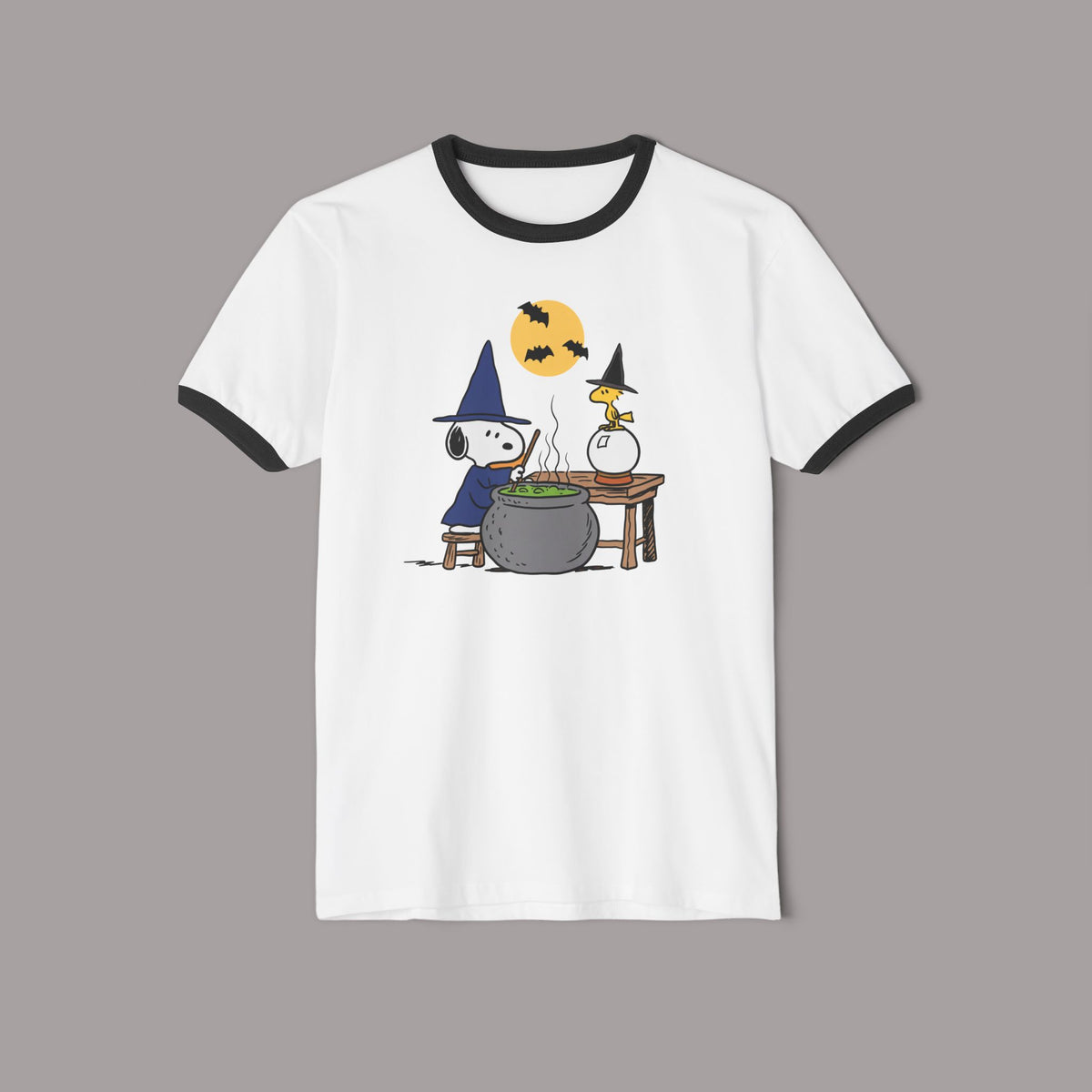 Retro Snoopy Cute Halloween Witch Tee