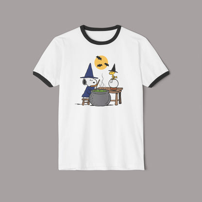 Retro Snoopy Cute Halloween Witch Tee
