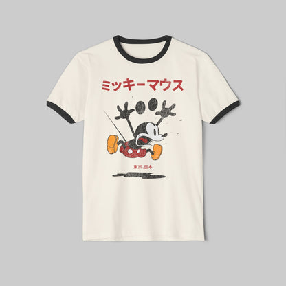 Vintage Style Japanese Mickey Ringer Tee