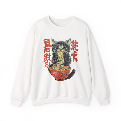 Cat Noodle Lover Crewneck Sweatshirt