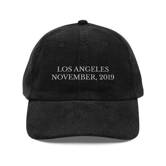 Blade Runner Embroidered Vintage Corduroy Cap - Los Angeles 2019