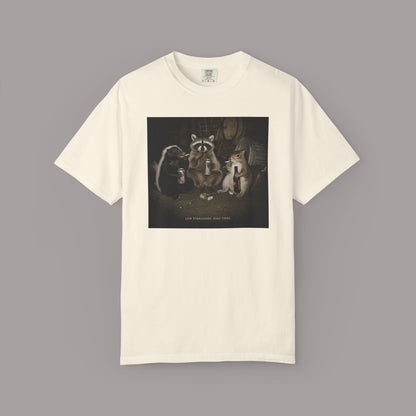 Low Standards Funny Raccoon, Skunk, Squirrel 90's Retro T-Shirt
