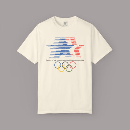 1984 LA Olympics Retro Graphic Tee, Vintage Unisex T-shirt, Classic 80s Sports Shirt, Olympic Games Gift, Athletic Tee Shirt