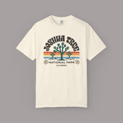 Joshua Tree National Park Graphic T-shirt | Retro Desert Sunset Design