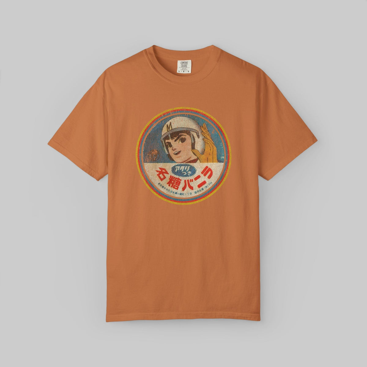 Speed Racer 1970s Japanese Anime Ice Cream Cap Graphic Tee