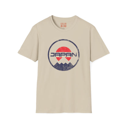 Japan Retro Sun & Mt Fuji Graphic T-Shirt