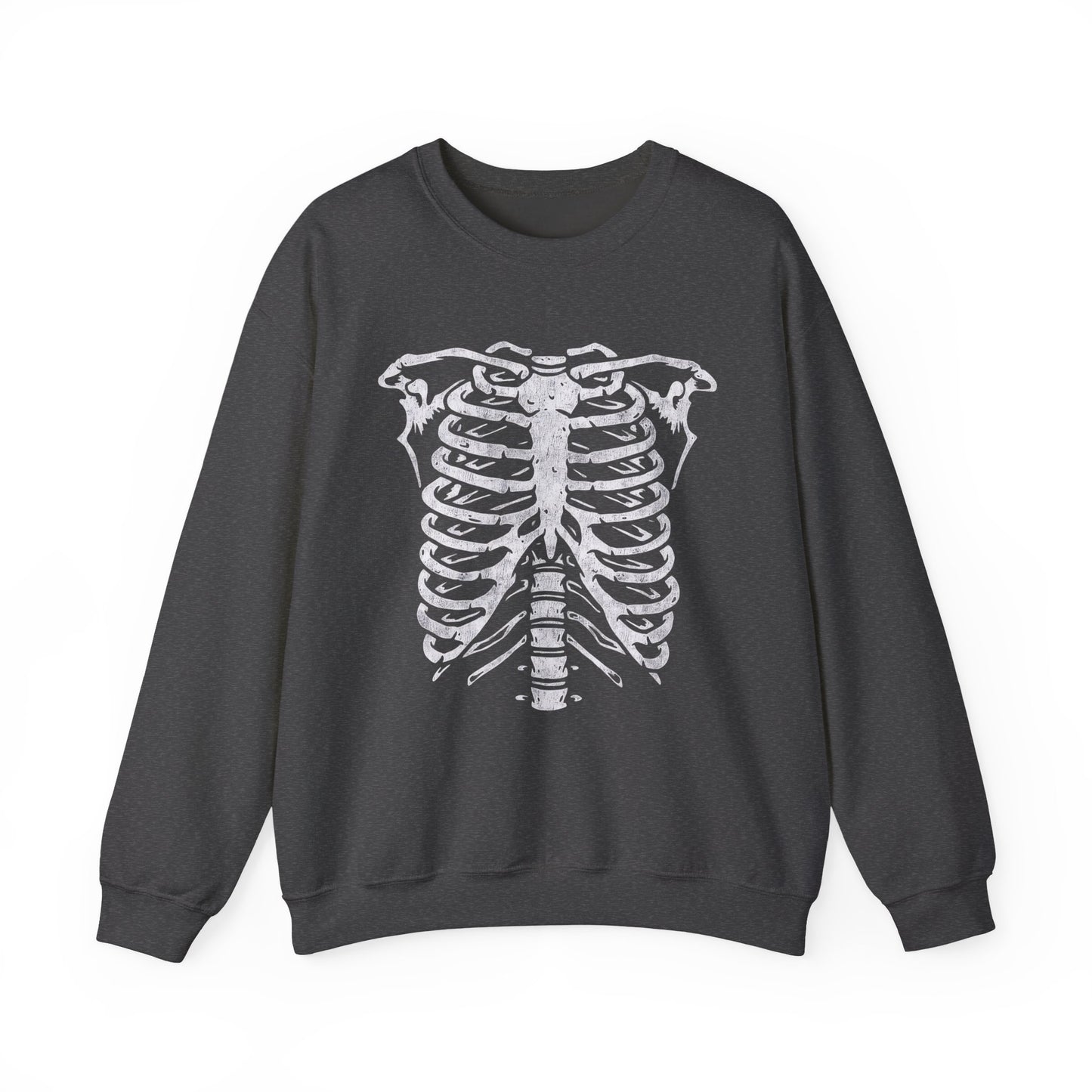Skeleton Ribcage Retro Crewneck Sweatshirt
