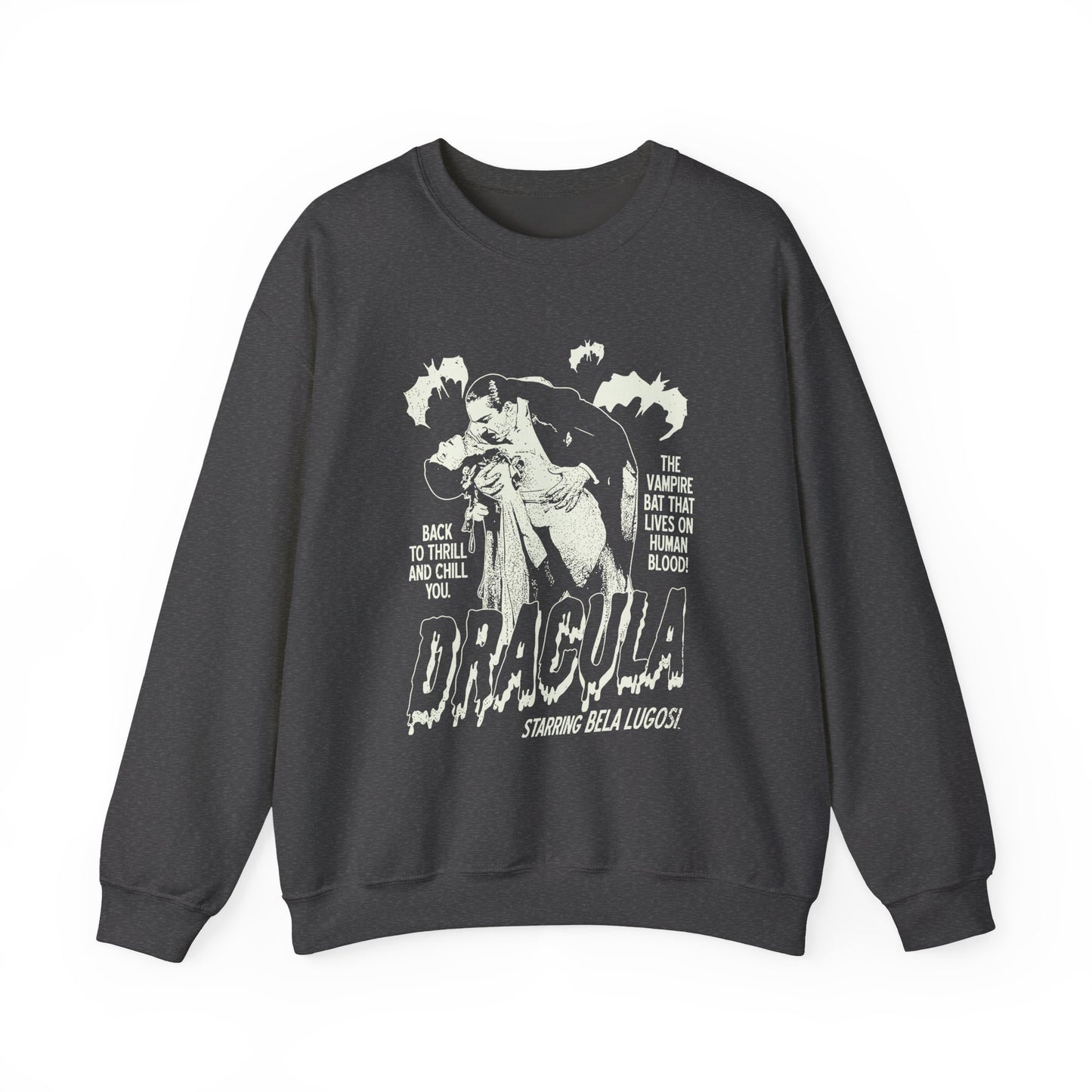 Vintage Dracula Halloween Horror Sweatshirt