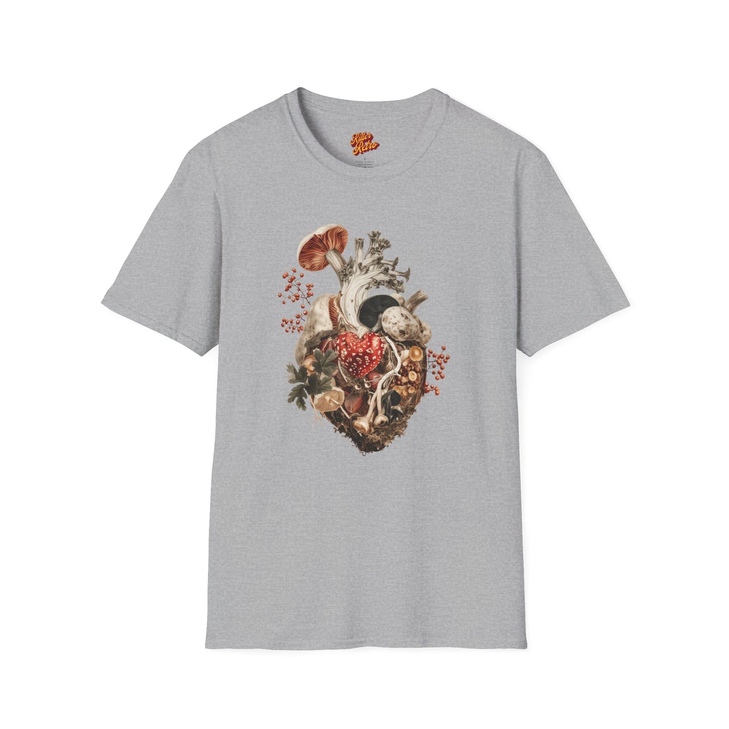 Pastoral Heart Retro Graphic T-Shirt - On Sale Now