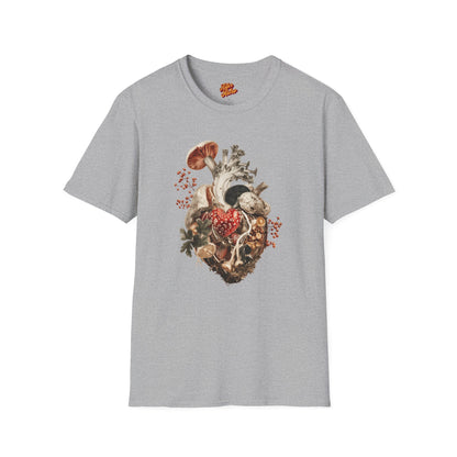 Pastoral Heart Retro Graphic T-Shirt - On Sale Now