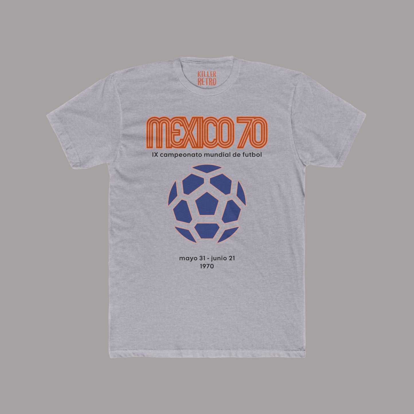 Vintage Mexico 70  Soccer - Football Shirt.