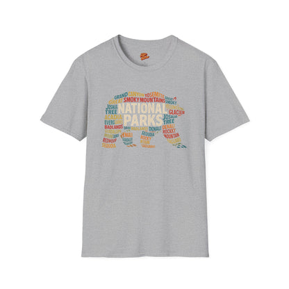 Retro National Parks Bear Graphic T-Shirt - Nature Lover Apparel