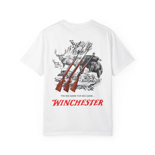 Winchester Big Game Restored Vintage Rifle Tee