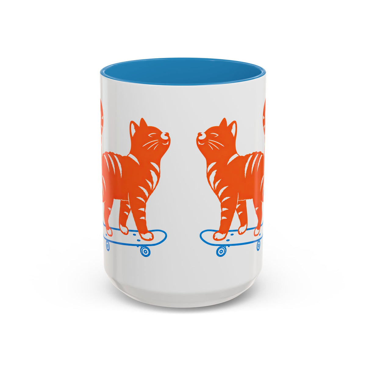 Skateboarding Cat Coffee Mug