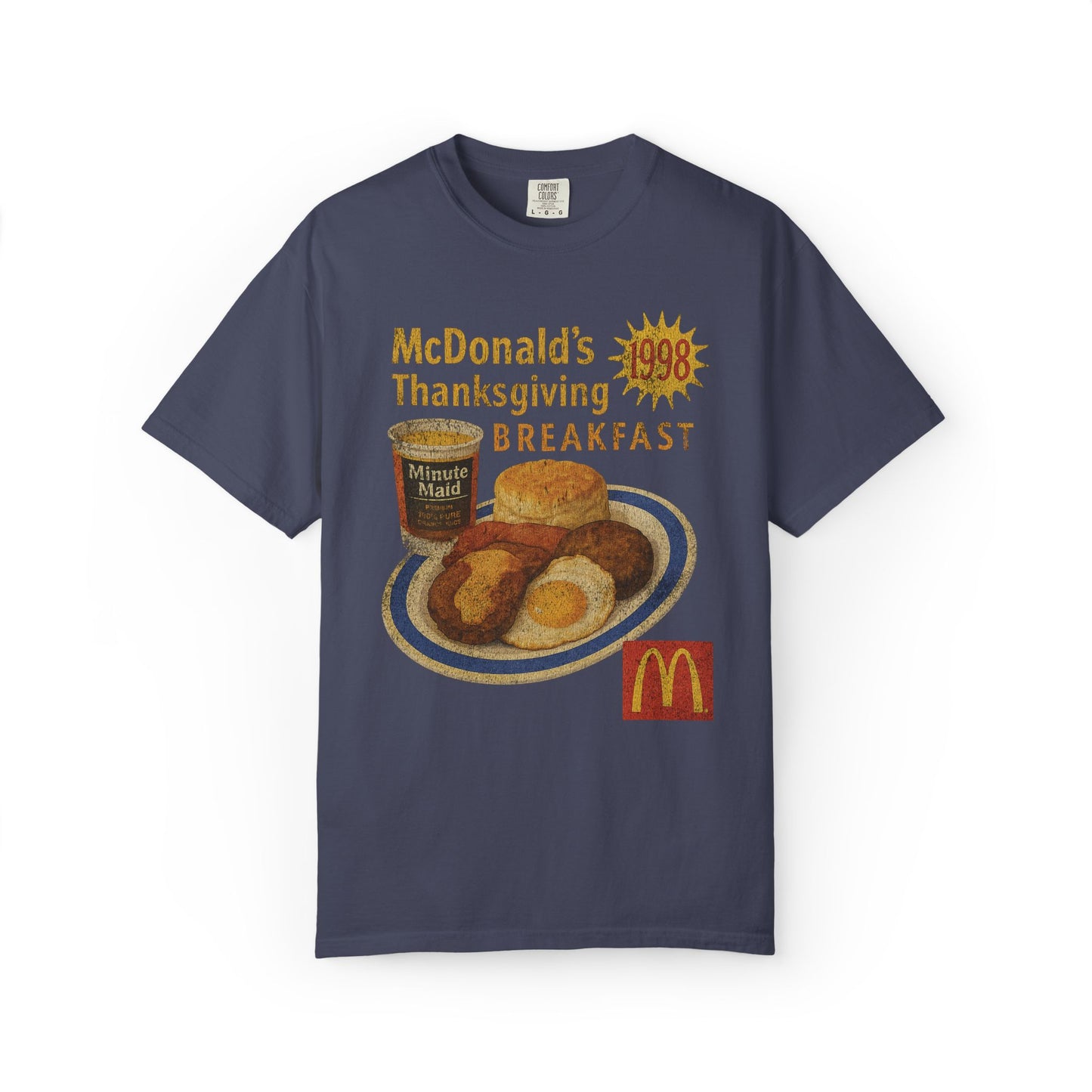 Vintage 1998 Mc Donals Thanksgiving Breakfast T-Shirt