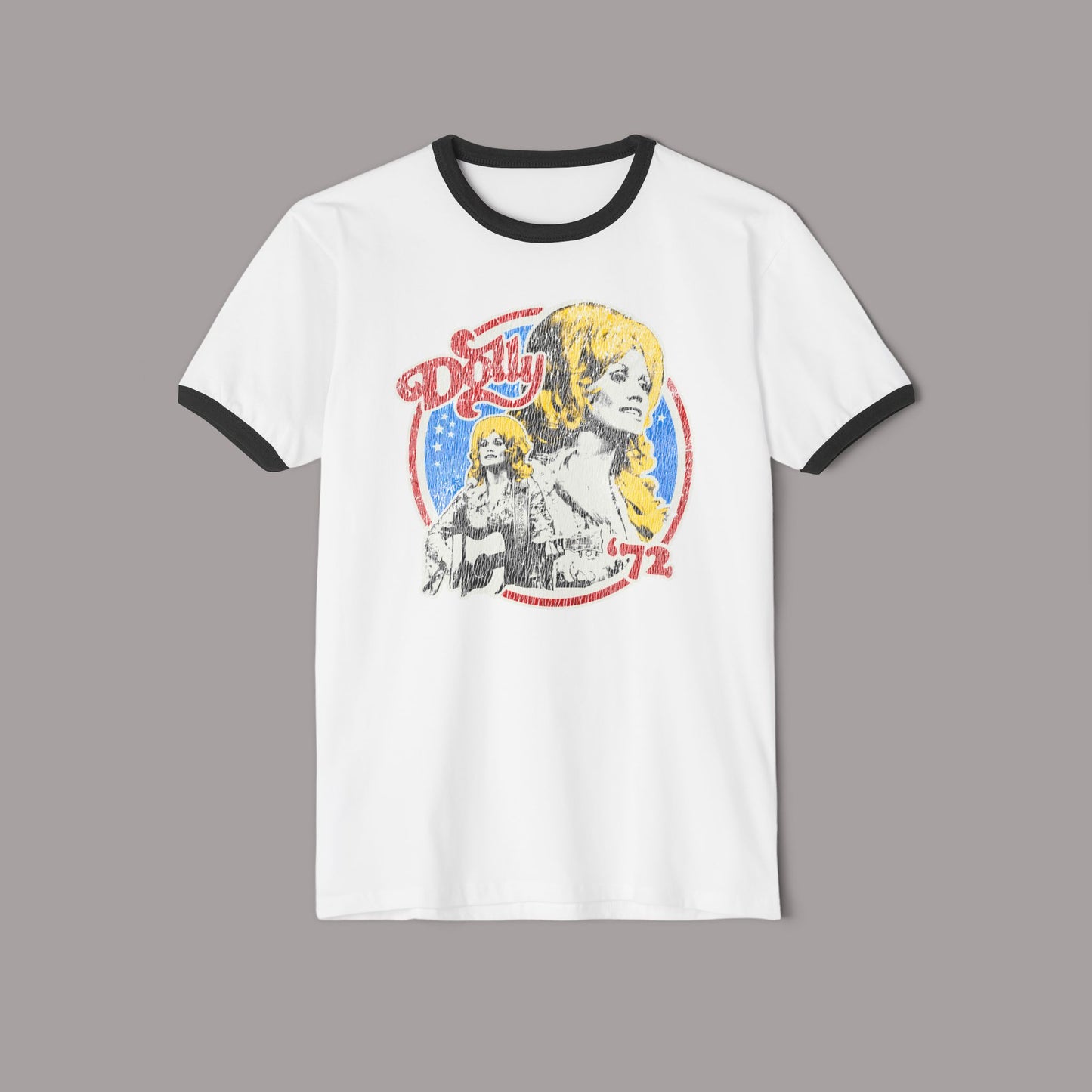 Dolly 1972 Retro Ringer Tee