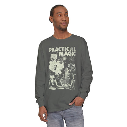 Vintage Practical Magic Long Sleeve T-Shirt, Comfort Colors Horror Witch Shirt, Holiday Gift, Retro Graphic Tee