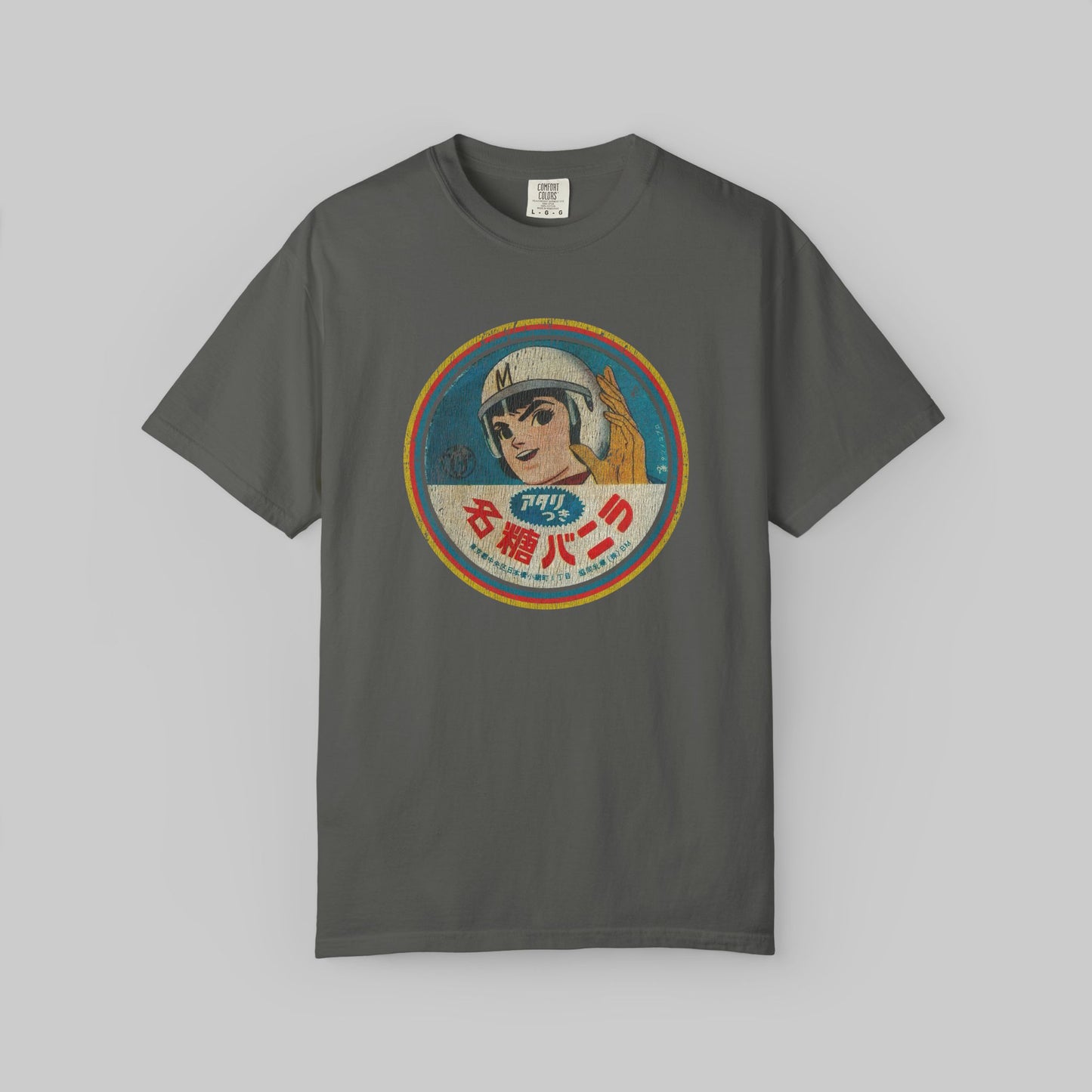 Vintage Speed Racer 1970s Japanese Anime Ice Cream Cap T-shirt