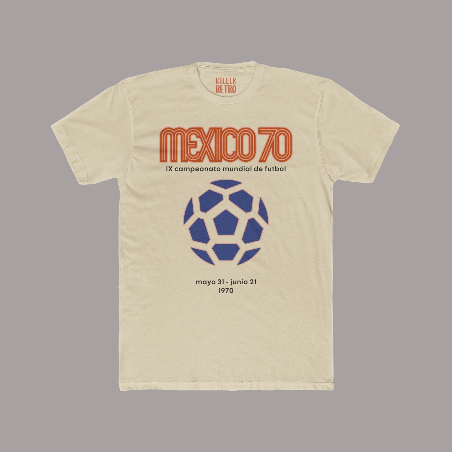 Vintage Mexico 70  Soccer - Football Shirt.