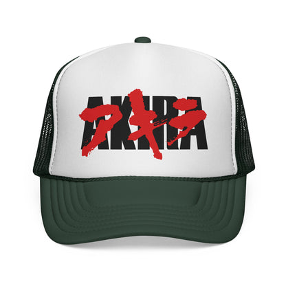 Vintage-Inspired Akira Manga Anime Trucker Cap - Retro Street Style Hat