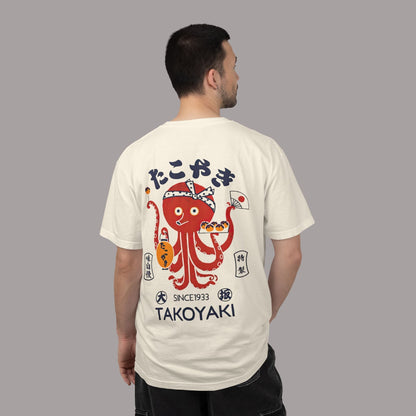 Japanese Street Food Takoyaki Octopus Graphic Tee