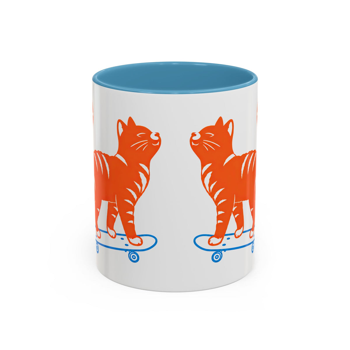 Skateboarding Cat Coffee Mug