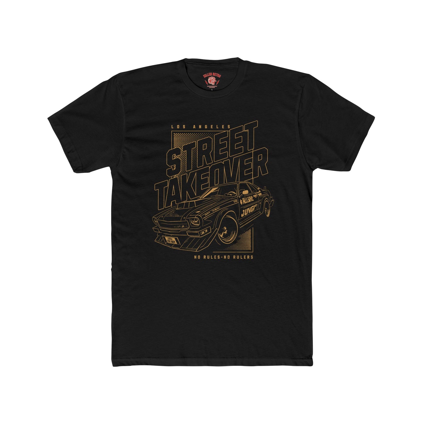 Street Takeover Car Tee — Retro Drift Racing Graphic T‑Shirt