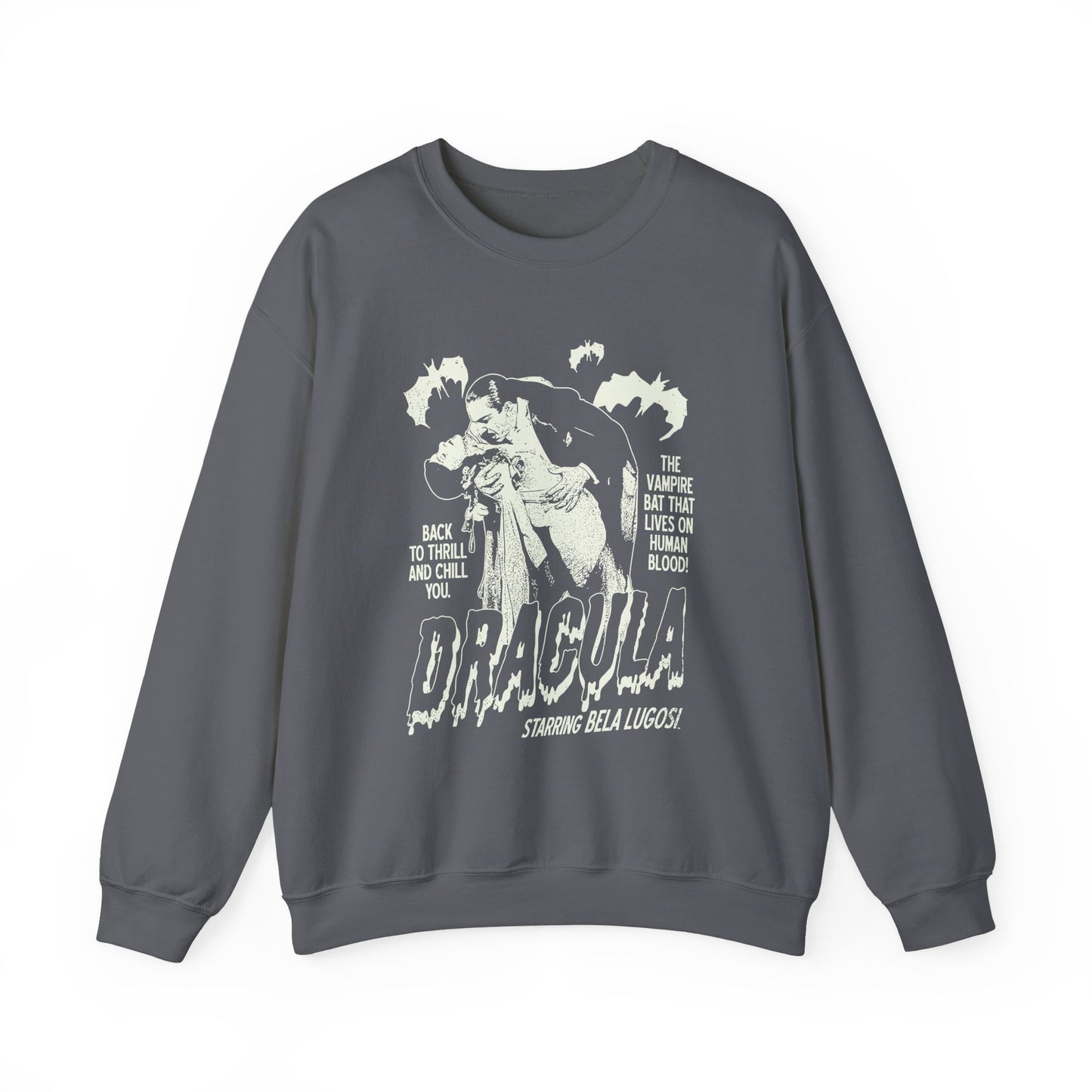 Vintage Dracula Halloween Horror Sweatshirt