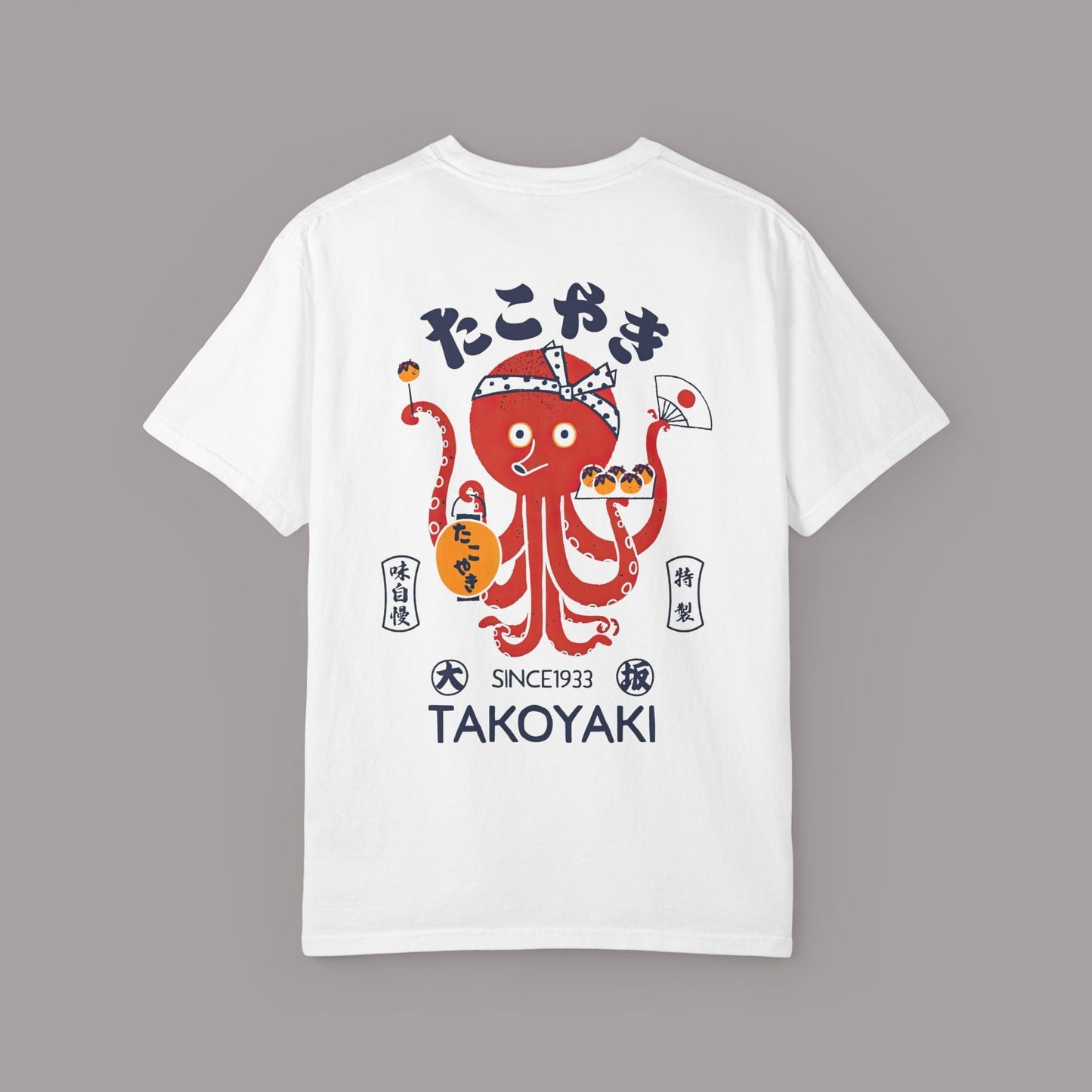 Japanese Street Food Takoyaki Octopus Graphic Tee