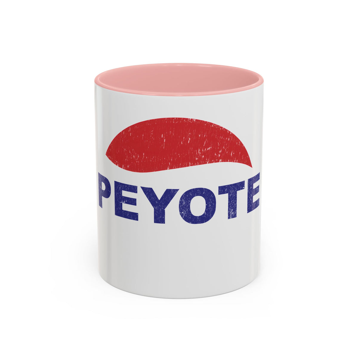 Peyote Parody Coffee Mug – Retro Distressed Graphic 11/15oz