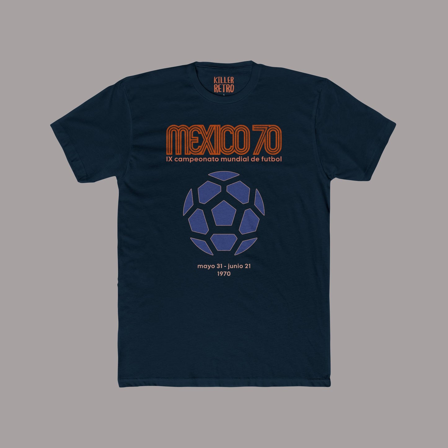 Vintage Mexico 70  Soccer - Football Shirt.