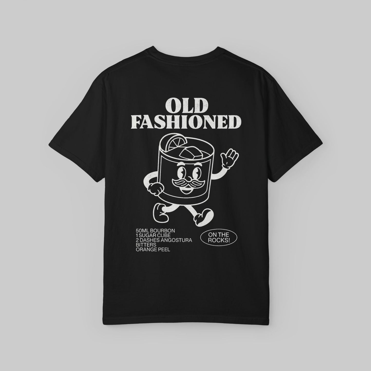 Retro Old Fashioned Cocktail Tee