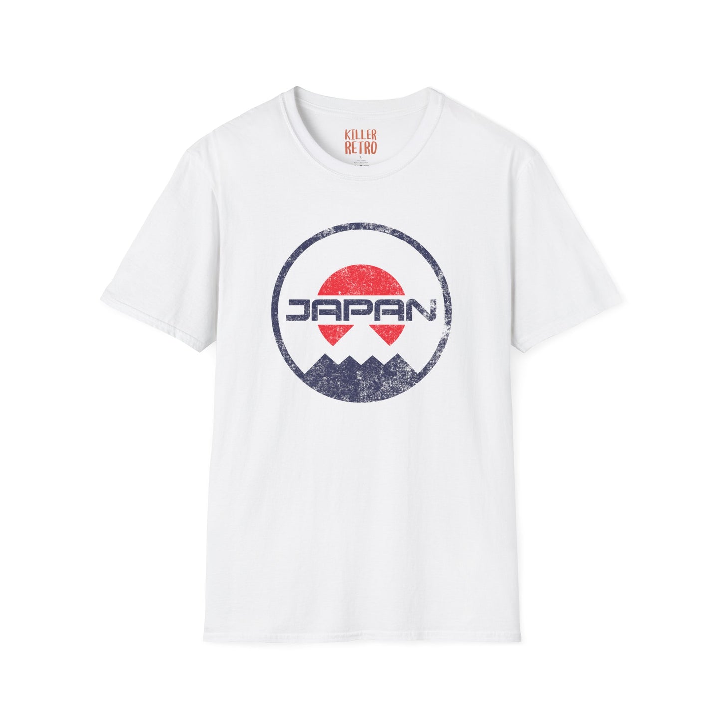 Japan Retro Sun & Mt Fuji Graphic T-Shirt