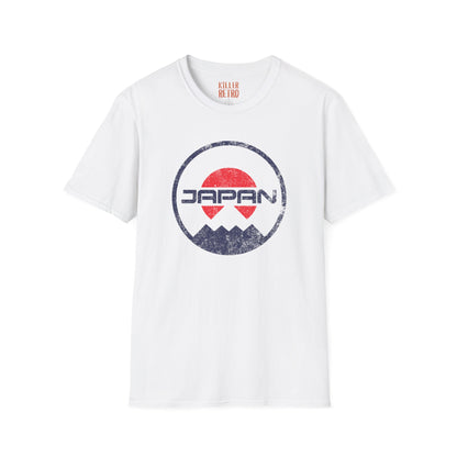 Japan Retro Sun & Mt Fuji Graphic T-Shirt
