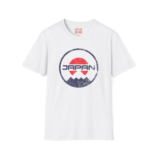 Japan Retro Sun & Mt Fuji Graphic T-Shirt