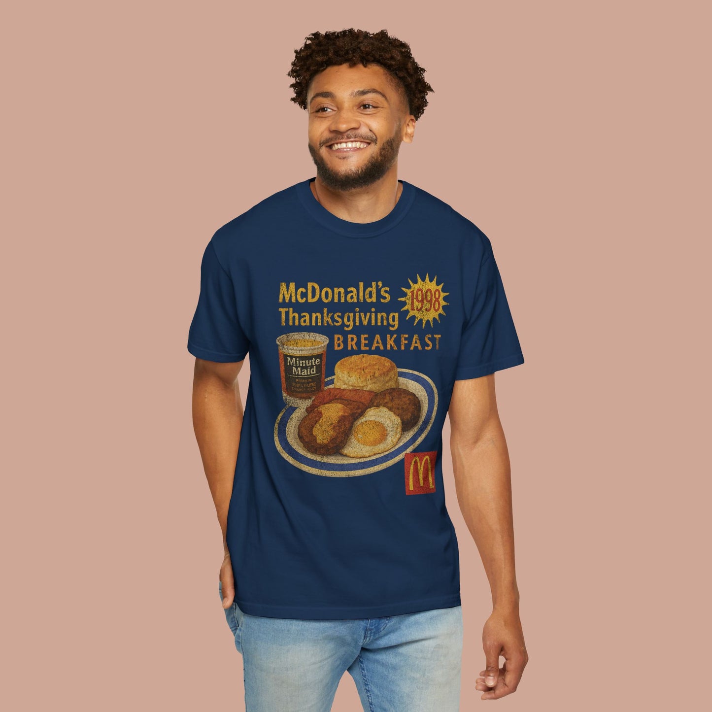 Vintage 1998 Mc Donals Thanksgiving Breakfast T-Shirt