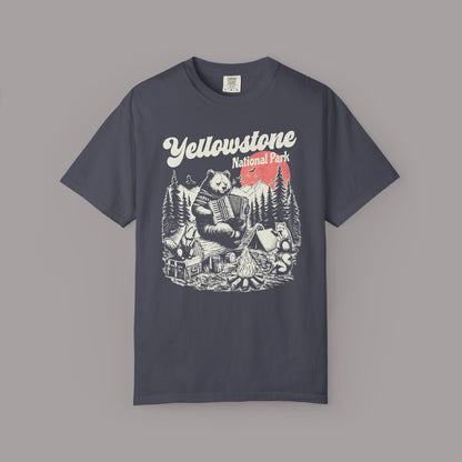 Yellowstone National Park Bear Camping T-Shirt